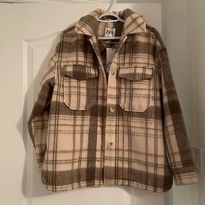 Zara oversized lumberjack coat - new and never worn.